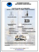 VALVULA DE ALTA PRESION